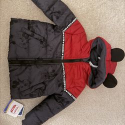 Disney Mickey Mouse Toddler Jacket - New 