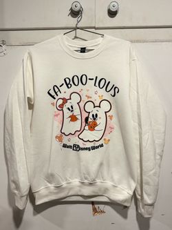 Gildan Fa-Boo-Lous Shirt, Mickey and Minnie Ghost Halloween Shirt, Disney Vintage Shirt, Disney Fall Tee, Disney Halloween Sweatshirt