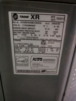 3 ton condenser unit with heat pump