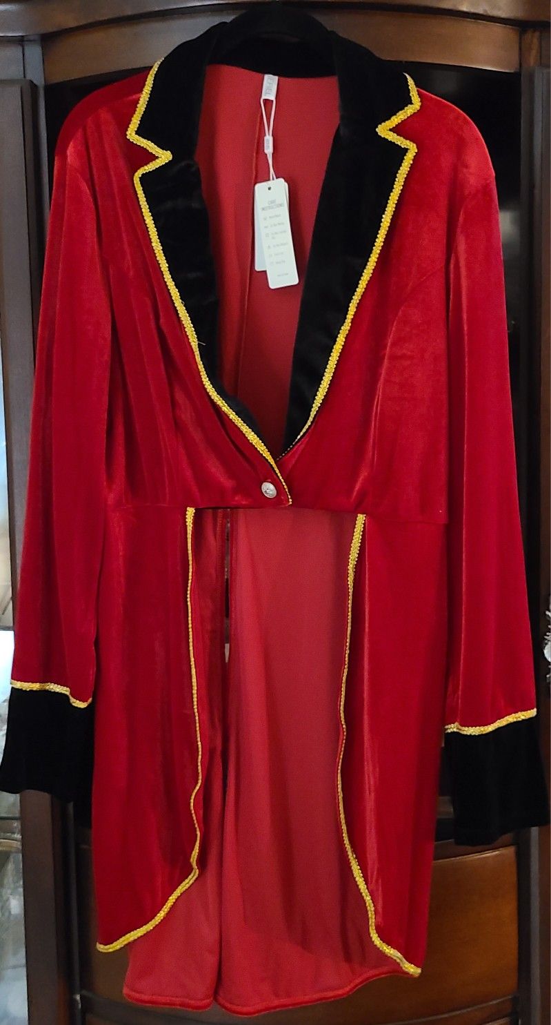 ADULT LADIES SEXY RINGLEADER LION TAMER COSTUME NWT!