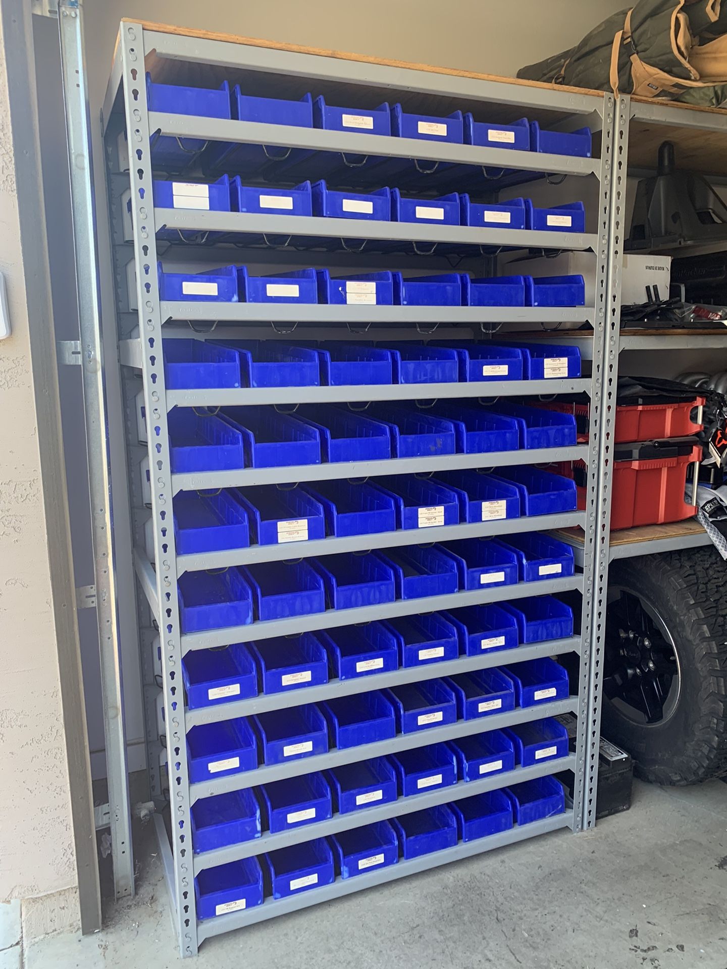 Fastenal Industrial Shelving Units ▪️Plastic Shelf Bins ▪️Parts Organization ▪️Workstations ▪️ Rivet Rack