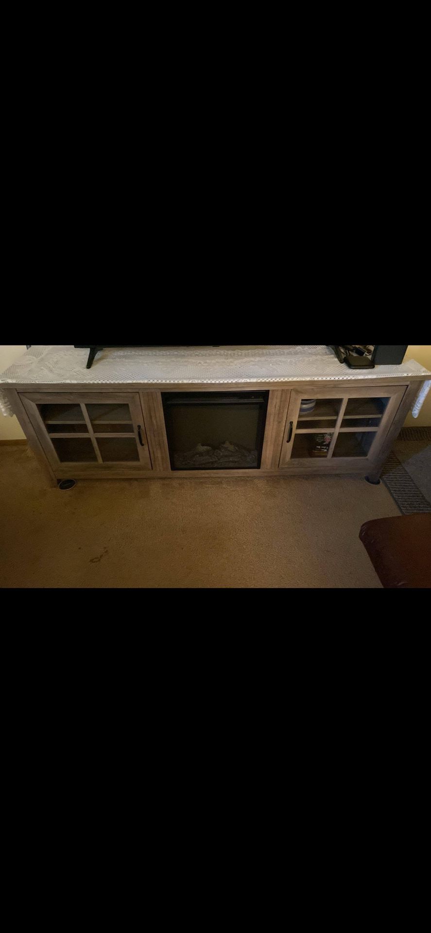 Recliner Loveseat, Tv Stand Rug, And A Separate Recliner