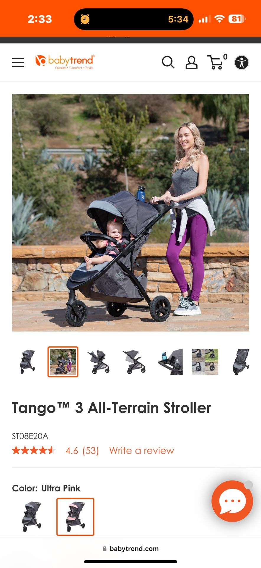 Brand New - Never Used- Baby Stroller.