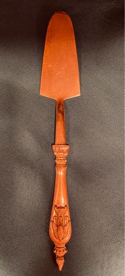 Vintage Siam James Quality Jewelers Bangkok Thailand bronze cake server
