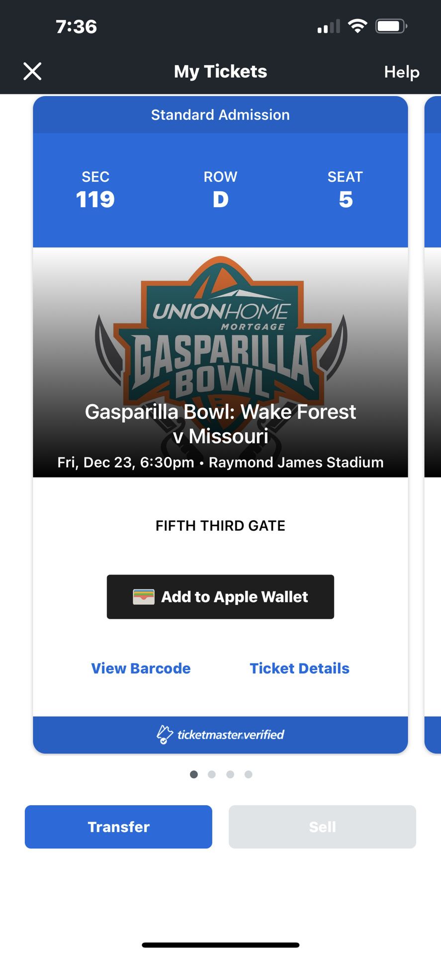 Gasparilla Bowl Tickets (lower Bowl)