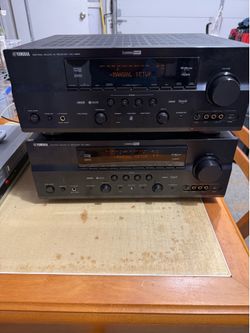 Two ( 2 ) Yamaha RX-V663 Home Theater AVR