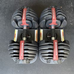 BowFlex SelectTech 552 Adjustable Dumbbells… Home Gym Fitness…. $260 Price Is Firm!!!