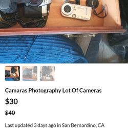 Collectible Art Photography Equipment 3 Cameras For 20$