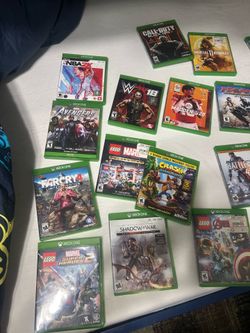 Xbox one S with games and controller