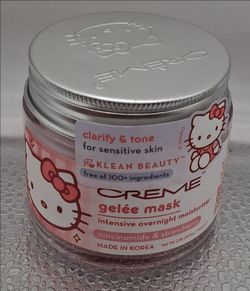 Hello Kitty Crème Gelée Overnight Moisturizer – Niacinamide + Strawberry
