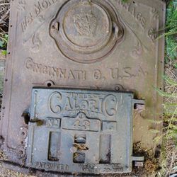 Antique Furnace Door 