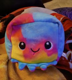 Rainbow Tie-Dye Octopus Plush Toy