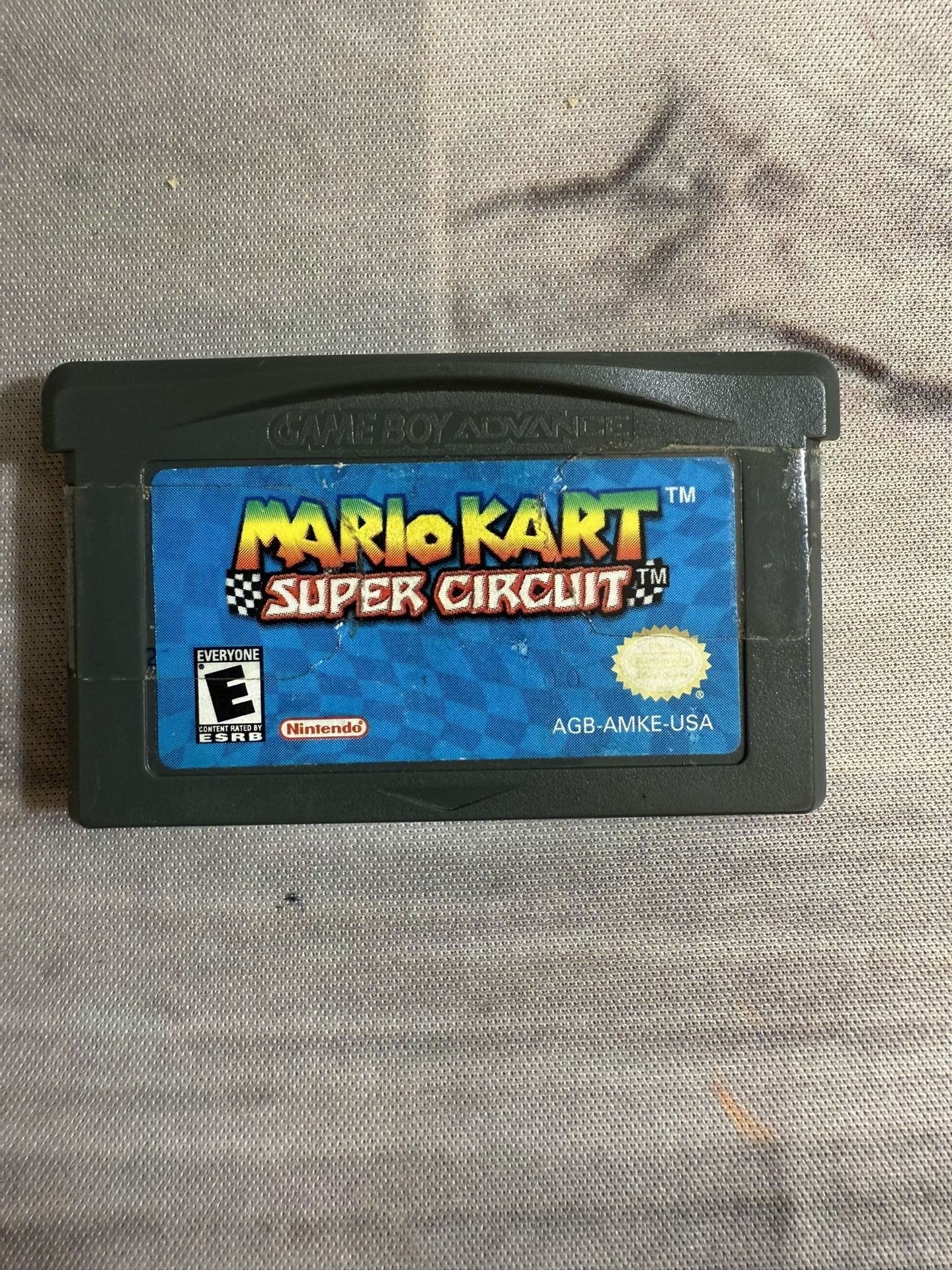 Mario kart super circuit Nintendo Gameboy Advance
