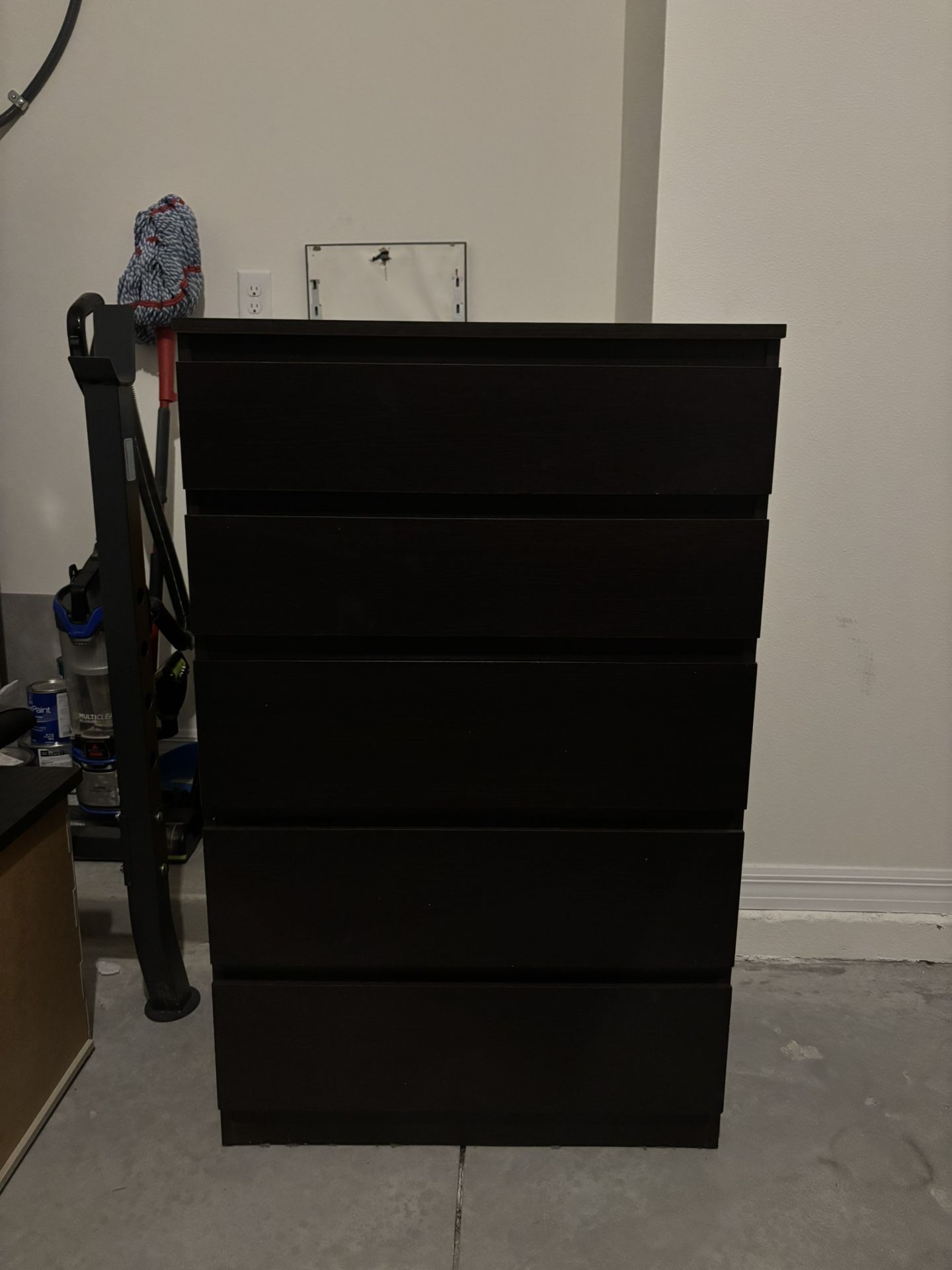 Homfa 5 Drawers Tall Dresser
