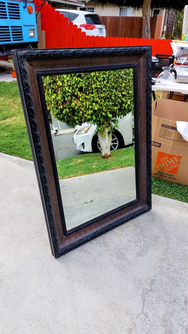 Large Vintage Antique Mirror 45" x 32.5" from Off 5th