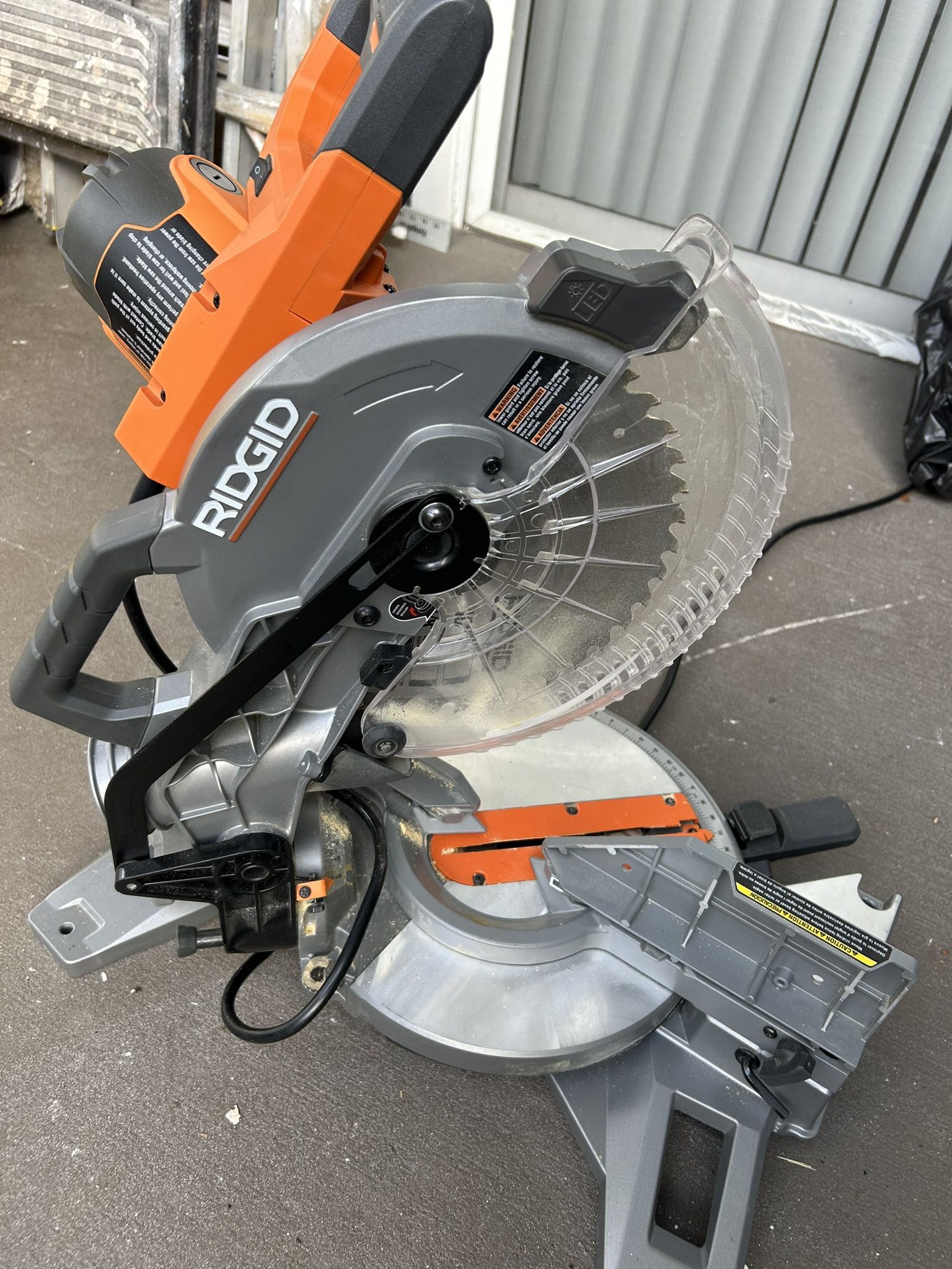 New 15 Amp Corded 12 in. Dual Bevel Miter Saw with LED Cutline Indicator