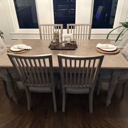 Dining Room Table And Hutch