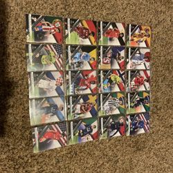 2022 Topps UEFA Champions League Flags Of Foundation Complete Soccer Card Insert Set