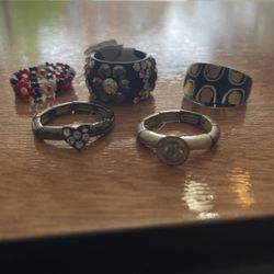 5 Fashion Rings 