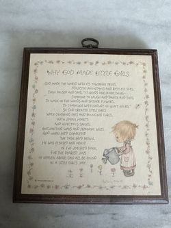 Vintage 1973 Betsey Clark “why God Made Little Girls”