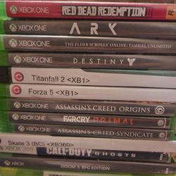 Huge Lot Of Xbox 360 And Xbox Games
