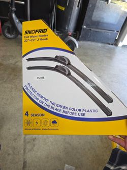 Snofrid Flat Wiper Blades 22+22 J Hook