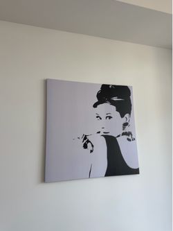 Breakfast at Tiffany’s  wall art piece Audrey
