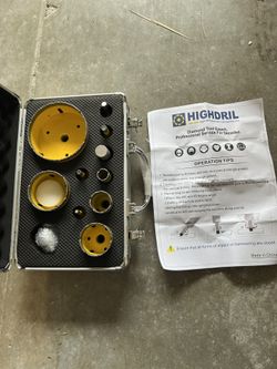 HIGH PERFORMANCE  TILE CUTTING BIT SET  BRAND NEW  $$75.00 OR BEST OFFER