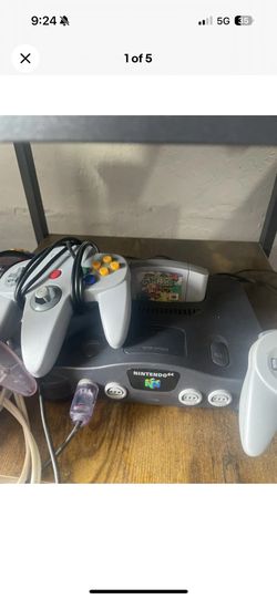 N64 system with games