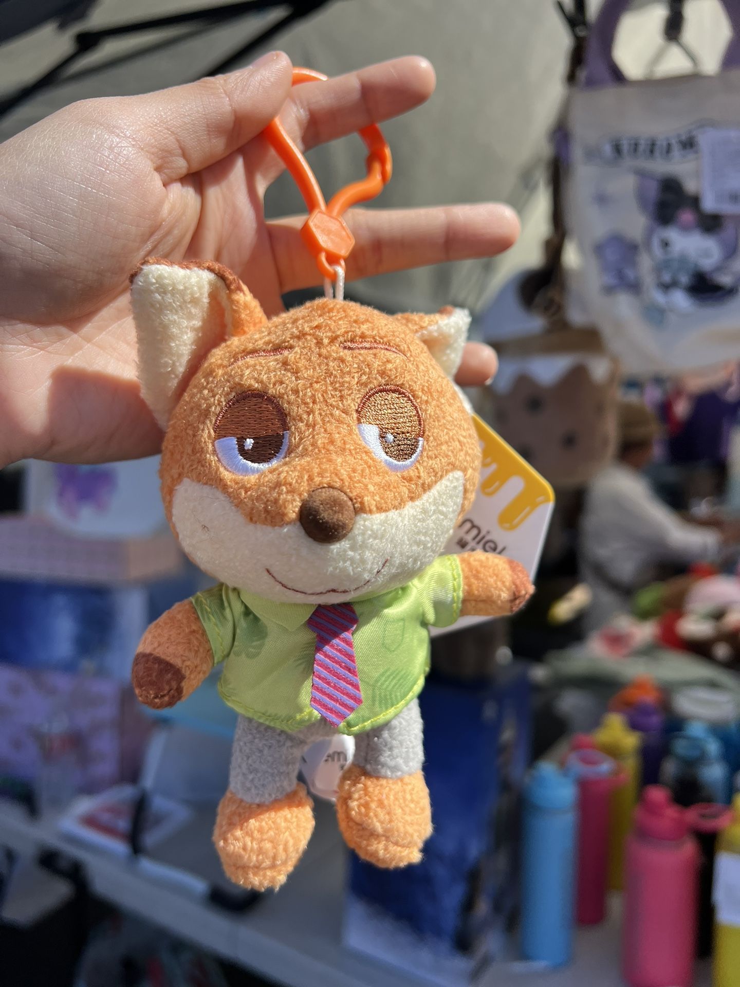 Disney Zootopia Nick Wilde Plush Keychain 12cm 🦊