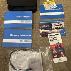 2023 Honda Ridgeline Owners Manuals