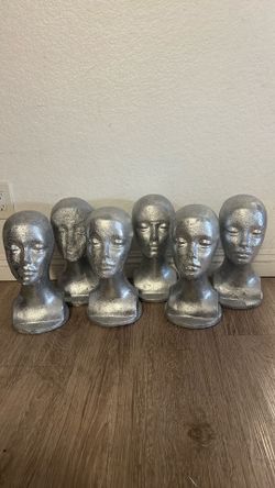 Styrofoam wig heads