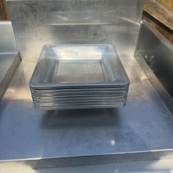 Square Serving Dish 12" x 12" Stainless Steel