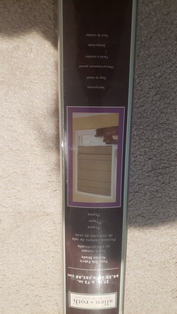 Faux Silk Fabric Roman Shade