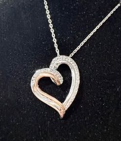 Kay Jewelers Heart Diamond Necklace