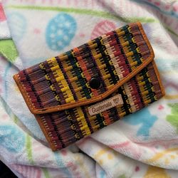 Guatemala Woven Multi-Color Clutch Wallet