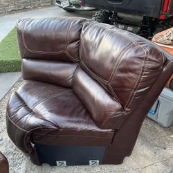 Brown Leather Couches 