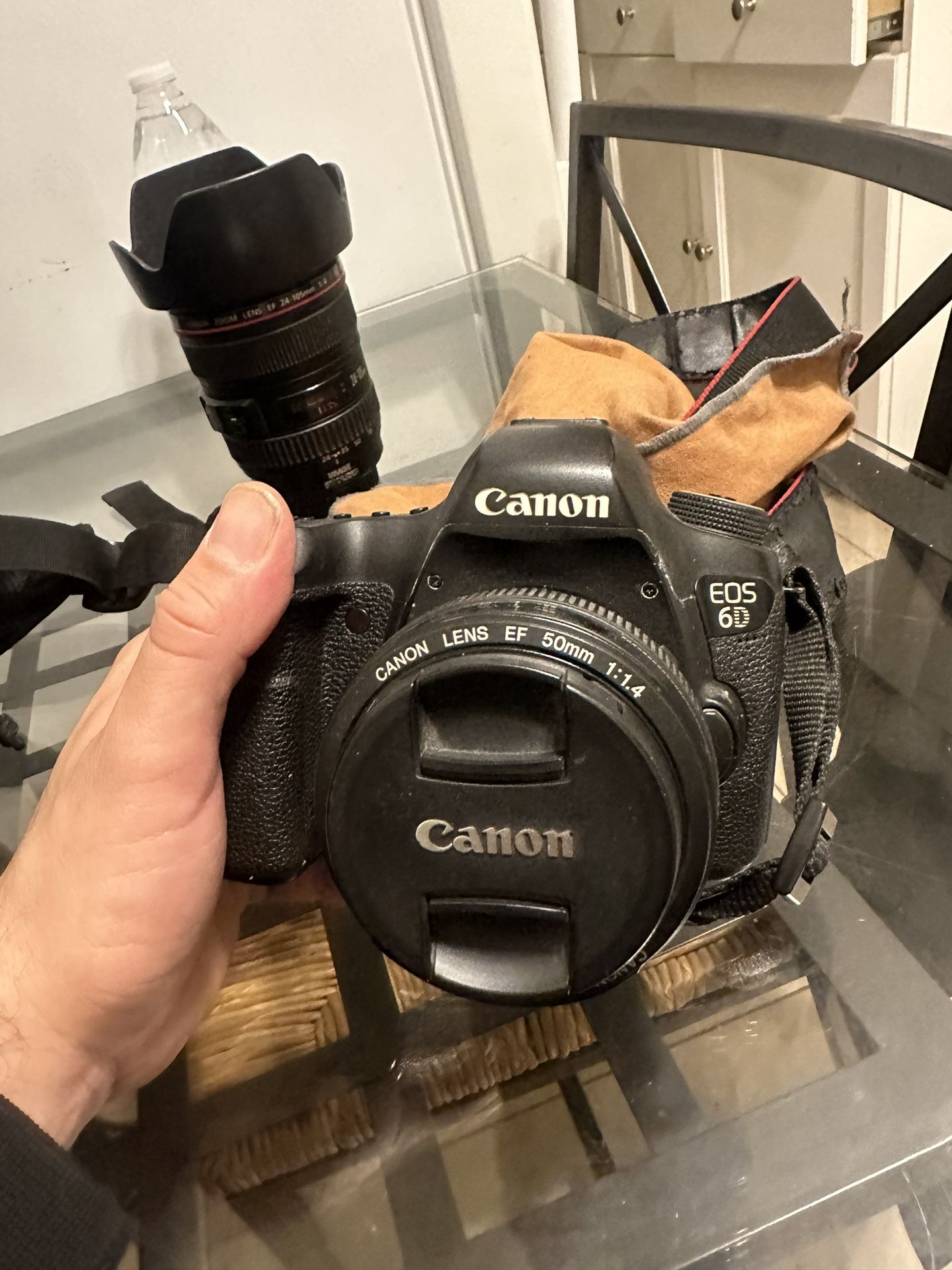 Canon EOS 6D With Canon Lens EF 50mm 1 :1.4 One Battery and Charger