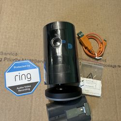 Ring Indoor Wired Black  Security Video Camera 