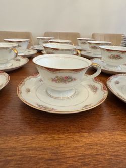 65 Piece Hand Painted Fine China Harmony House