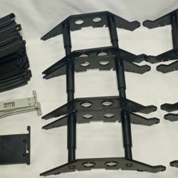 Tomy Aurora AFX Slot Car Track HO Scale 1/8 Loop (12) Cradle (6) Clip (1) Bridge (2)