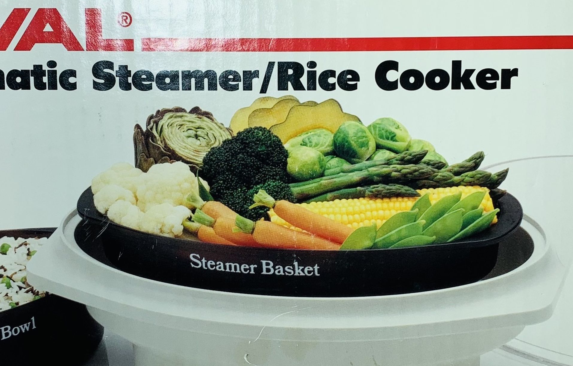 Rival Automatic Steamer and Rice Cooker Model 4450-VERY NICE New Food Steamer