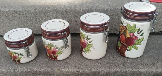 Very Nice Ceramic Canister Set