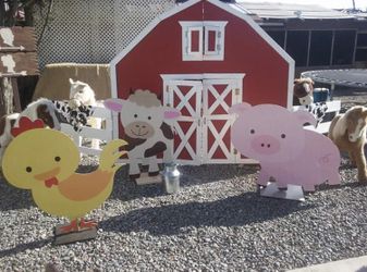 FARM ANIMALS....BIRTHDAY PARTY PROPS!!