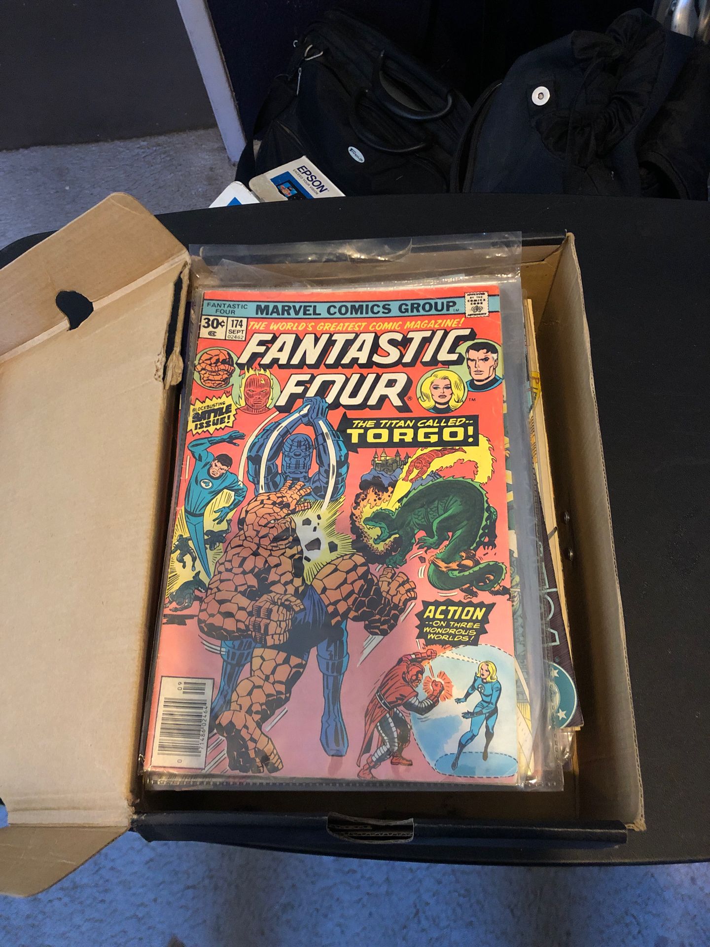 Box of about 60 comics from the 80’s and 90’s