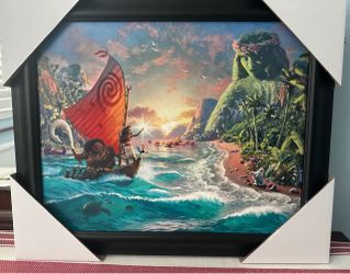Disney Moana Framed Canvas Wall Art