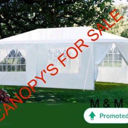 10x20 Canopy with Sidewalls, Canopy Tent for Parties Event Wedding, Commercial Canopy, All Season Wind UV 50+ & Waterproof 