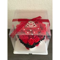 Rose Heart With Lights 