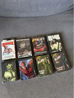Vintage & Pop Culture Playing Cards Lot – 8 Decks (Brand New / Sealed)
