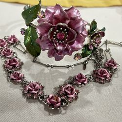 Pink Roses Jewelry